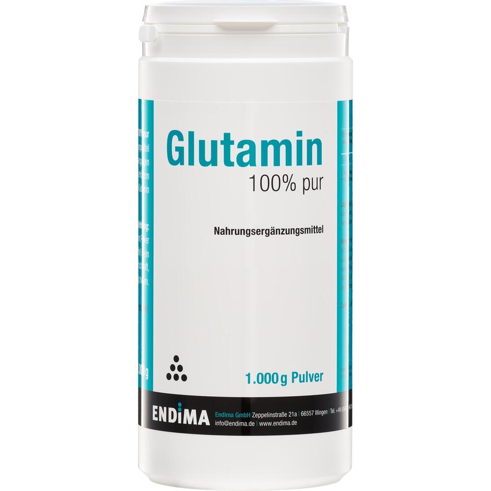 GLUTAMIN 100% Pur Pulver 1000 g Pulver