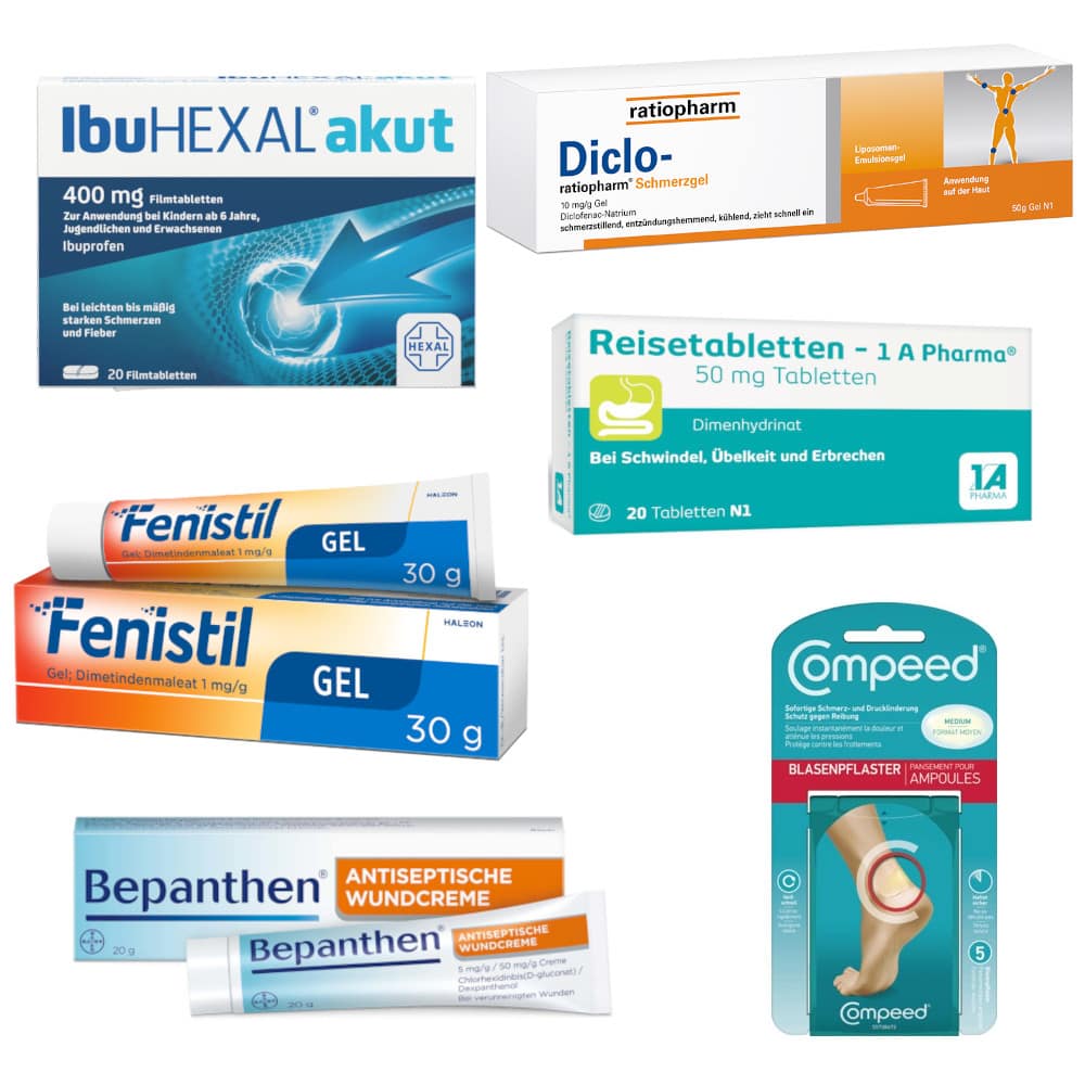 Reiseapotheke Wandern 1 St Sparset