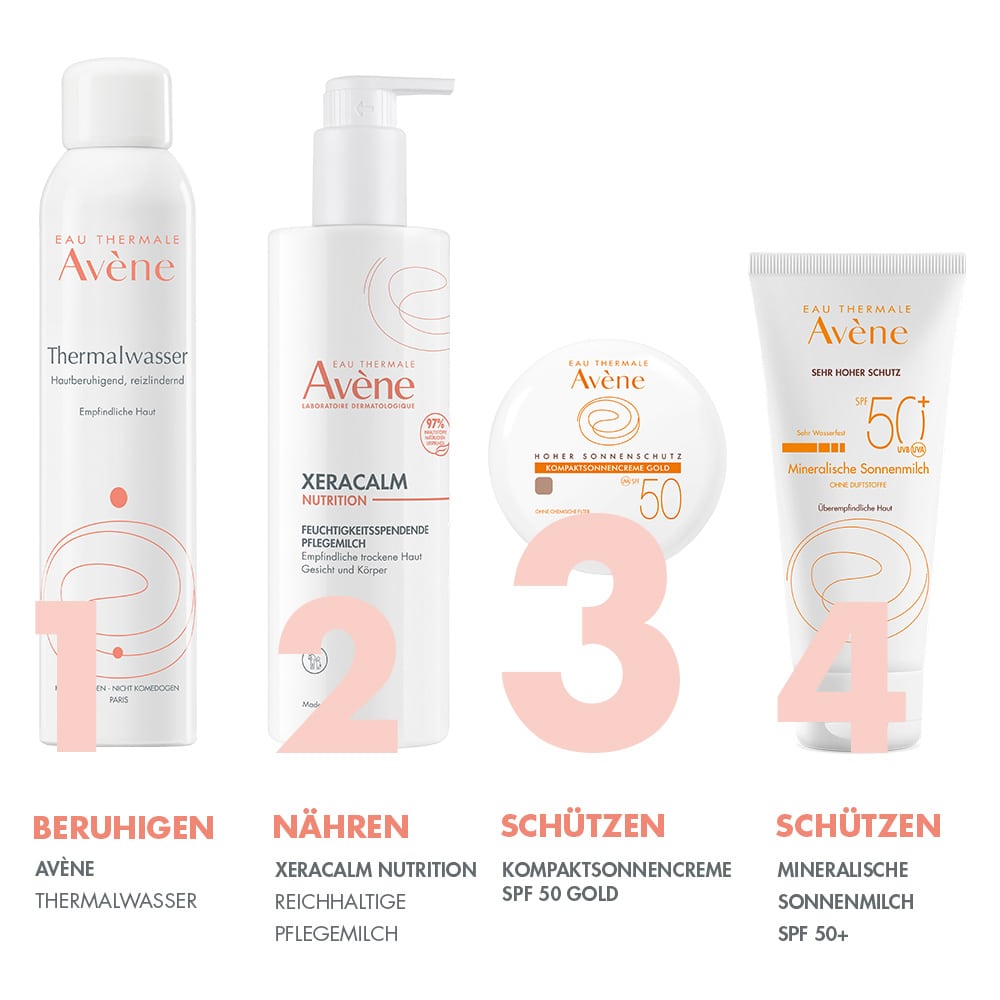 Avène KOMPAKTSONNENCREME GOLD SPF 50 10 g Creme