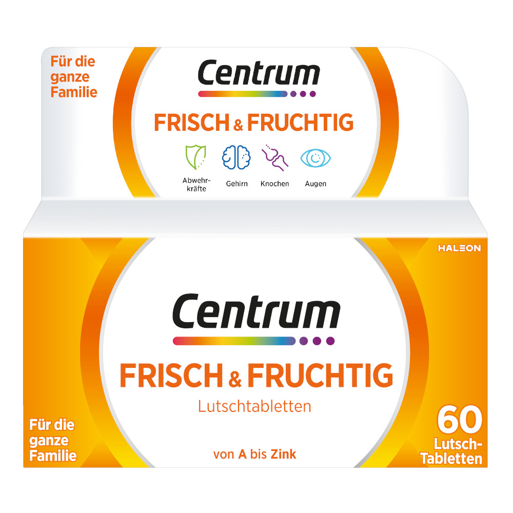 Centrum Frisch & Fruchtig 60 St Lutschtabletten 60 g