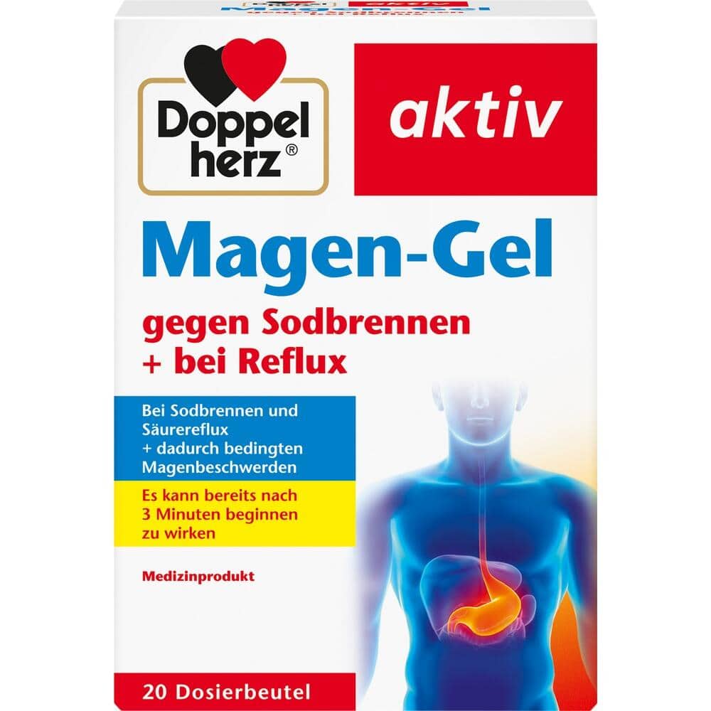 Doppelherz aktiv Magen-Gel gegen Sodbrennen + bei Reflux 20 St Gel
