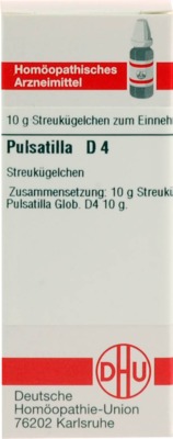 PULSATILLA D 4 Globuli 10 g Globuli