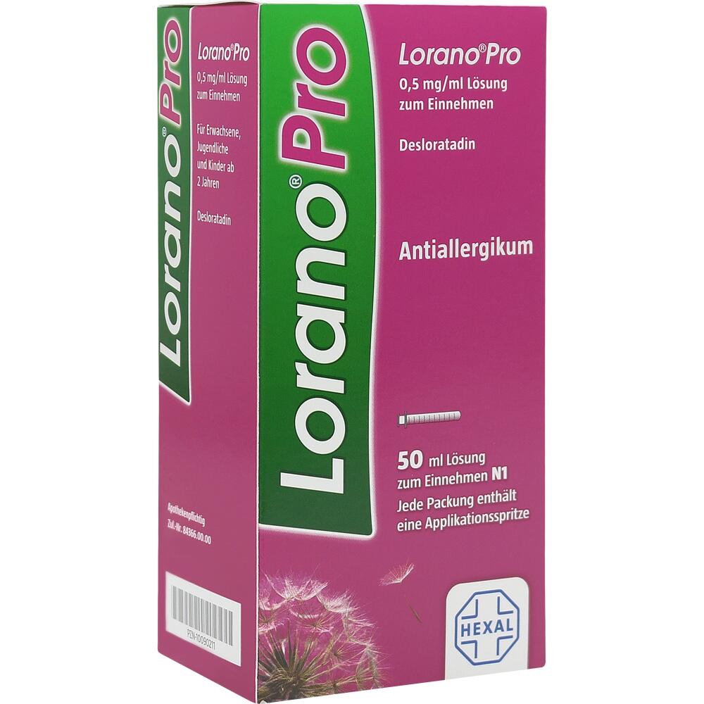 Lorano Pro 0,5 mg/ml Lösung 50 ml Lösung zum Einnehmen