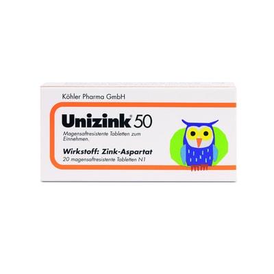 Unizink 50 20 St Tabletten magensaftresistent