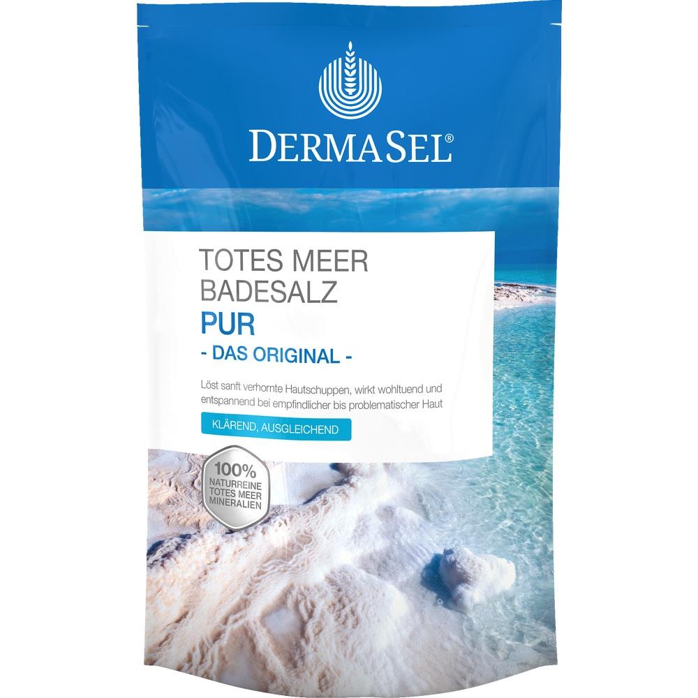 DERMASEL Totes Meer Badesalz Pur 500 g Salz