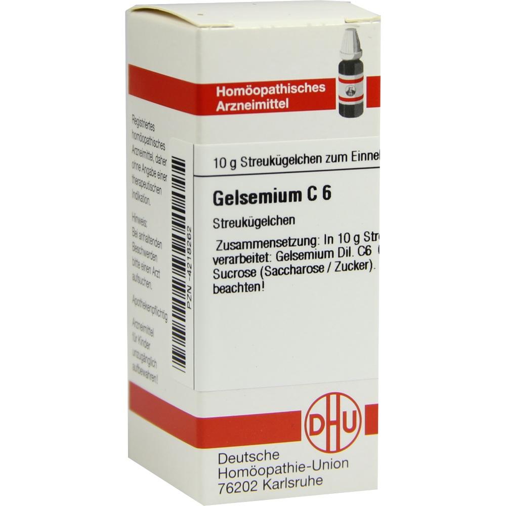 GELSEMIUM C 6 Globuli 10 g Globuli