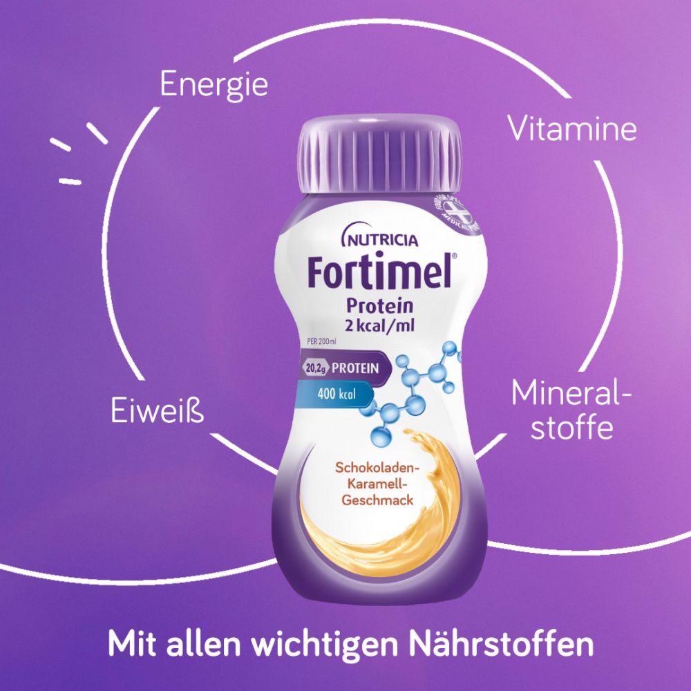 Fortimel Protein 2 kcal Mischkarton 32X200 ml Flüssigkeit