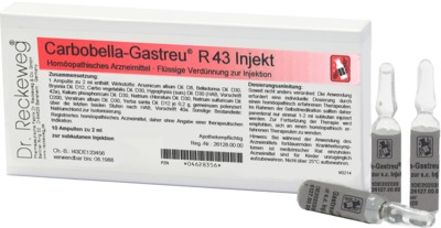 CARBOBELLA Gastreu R 43 Injekt Ampullen 10X2 ml Ampullen