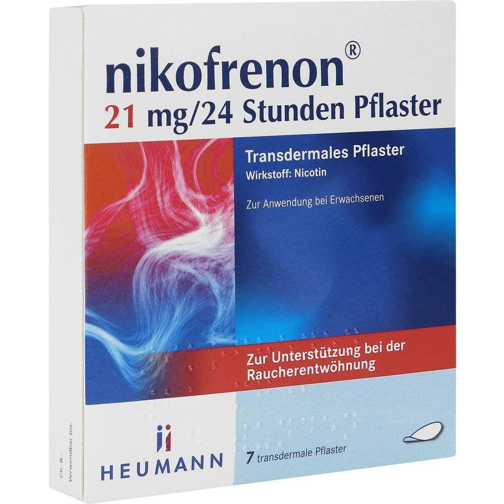 nikofrenon 21 mg/24 Stunden Pflaster, 7 St 7 St Pflaster transdermal