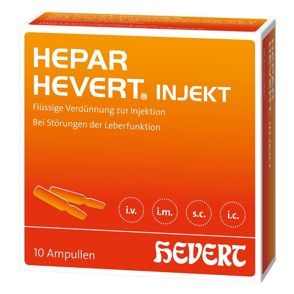 HEPAR HEVERT INJEKT 10 St Ampullen