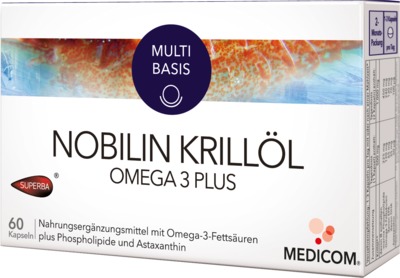 NOBILIN Krillöl Omega 3 Plus Kapseln 60 St Kapseln