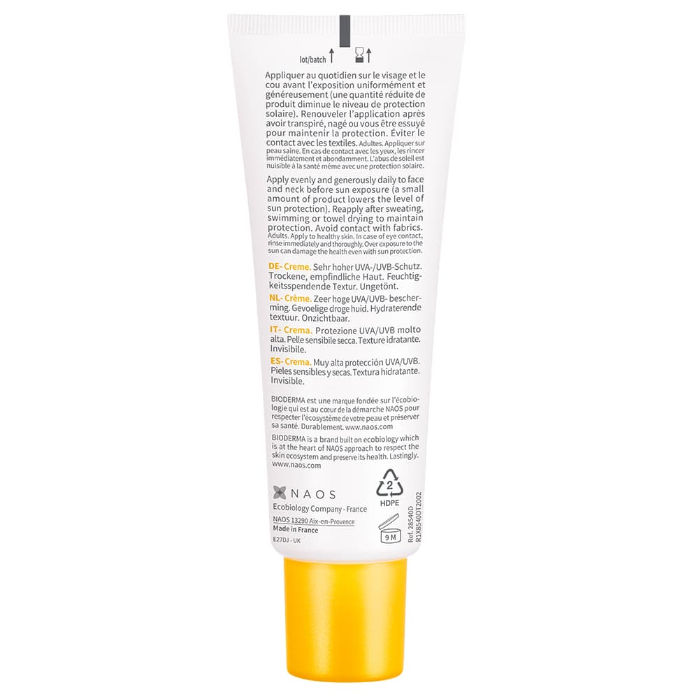 BIODERMA Photoderm Feuchtigkeitsspendende Sonnencreme LSF 50+ ungetönt  40 ml Creme