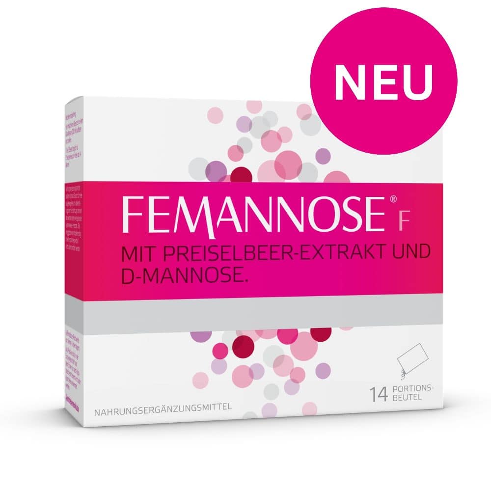 FEMANNOSE F – Trinkgranulat mit je 2000 mg D-Mannose Pulver und 100 mg Preiselbeer-Extrakt 14 St Granulat