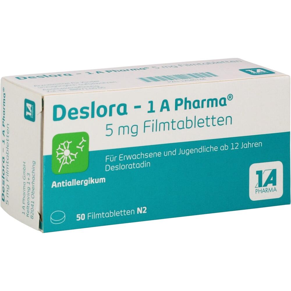 Deslora - 1A Pharma 5mg 50 St Filmtabletten