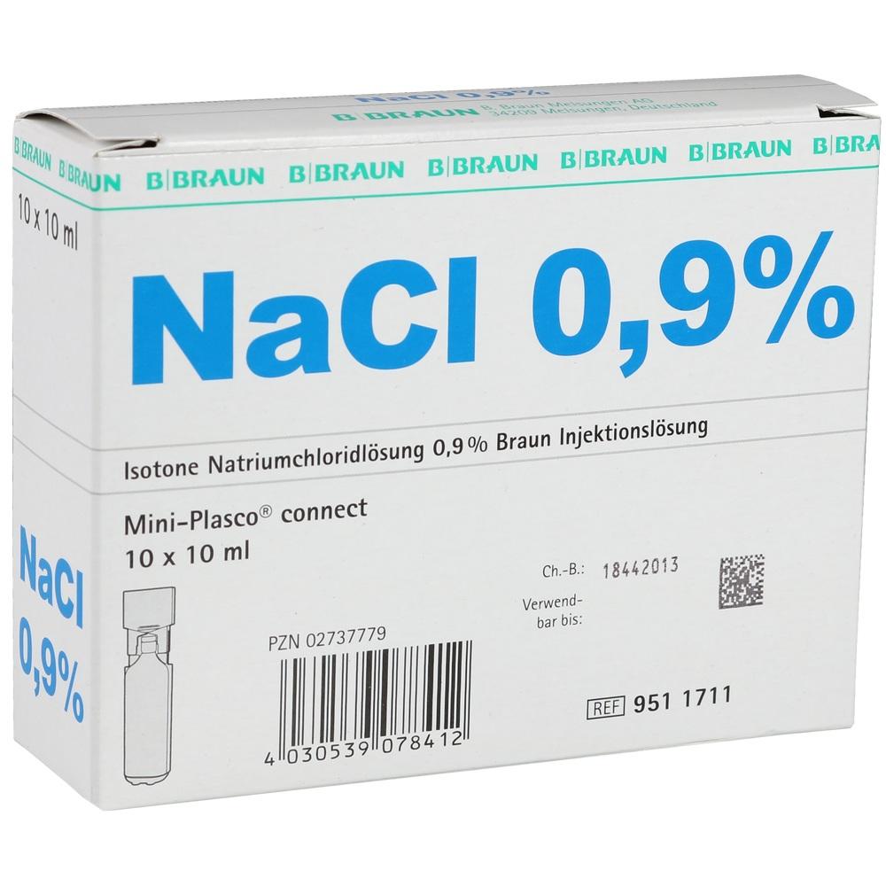 KOCHSALZLÖSUNG 0,9% Miniplasco connect 10X10 ml Injektionslösung