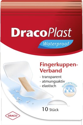 DRACOPLAST waterproof Fingerkuppenpflaster 10 St Pflaster