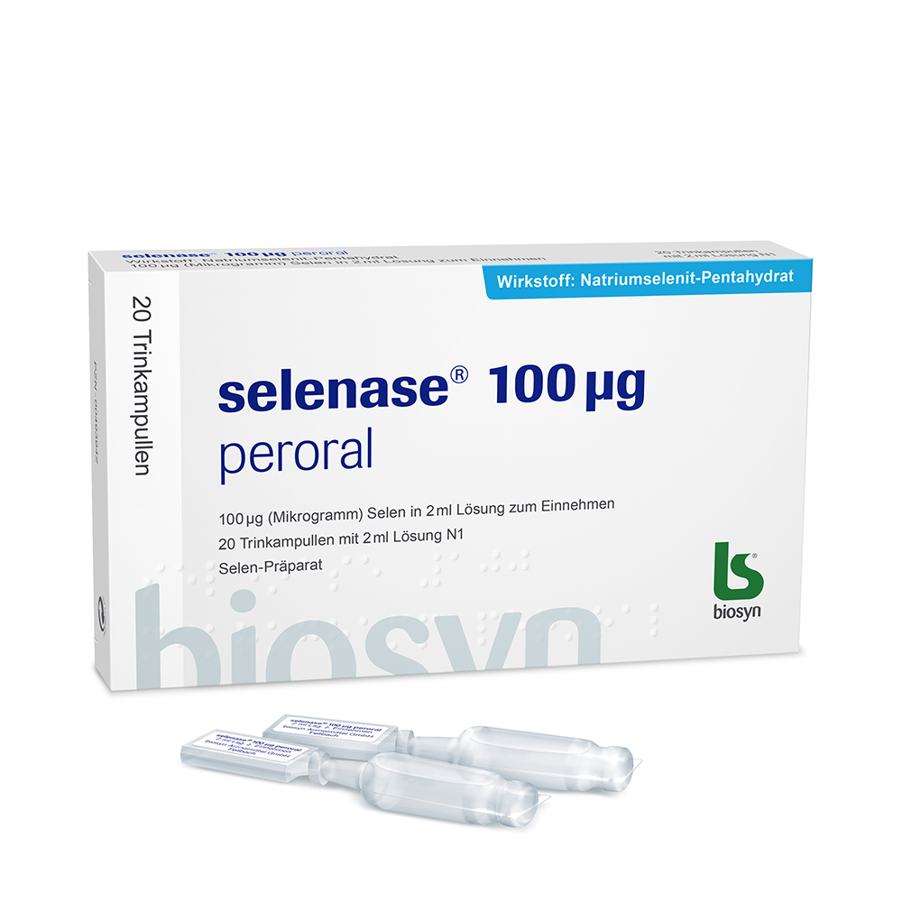 SELENASE 100 µg peroral Lösung zum Einnehmen 20X2 ml Lösung zum Einnehmen