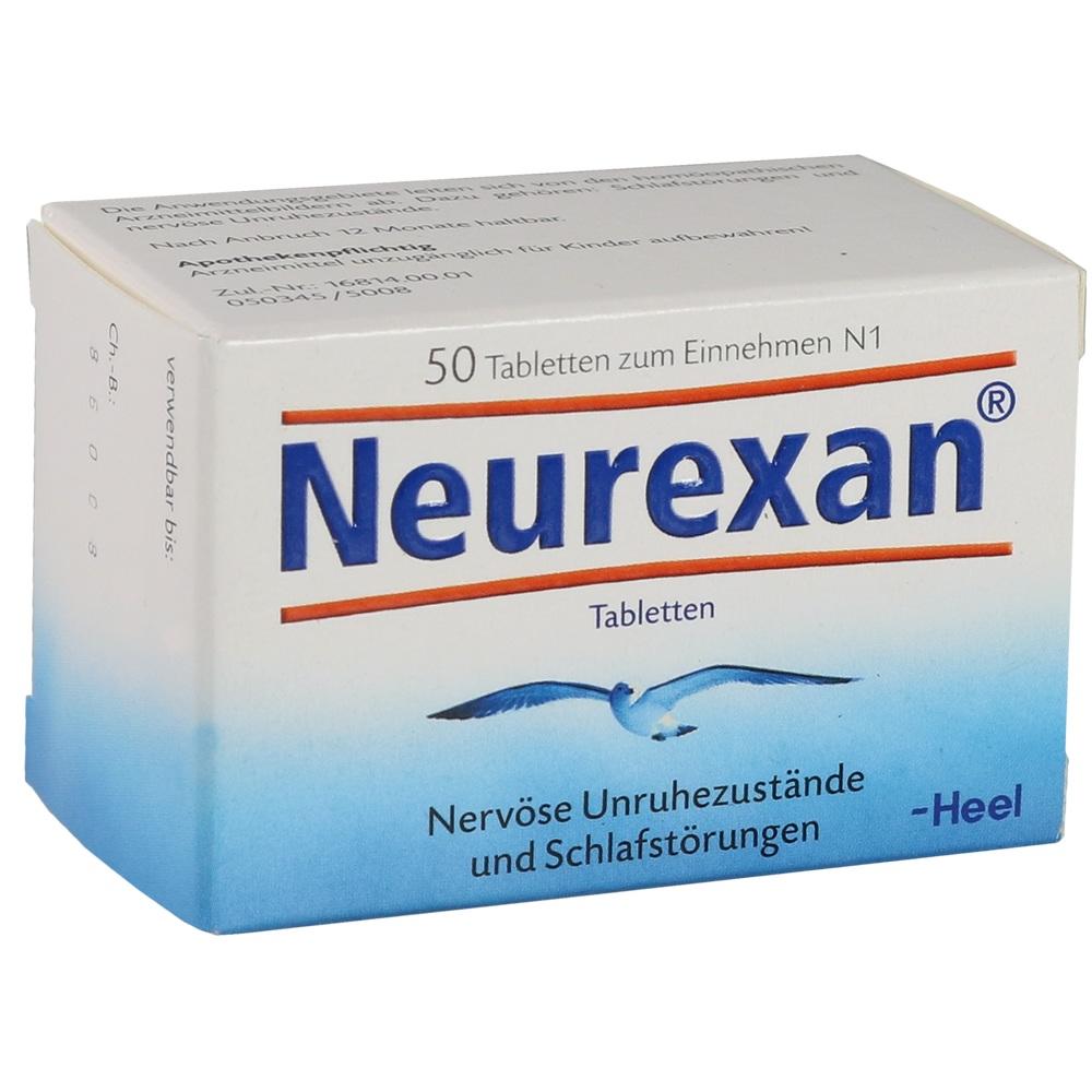 Neurexan bei Schlafstörungen und  nervösen Unruhezuständen 50 St Tabletten