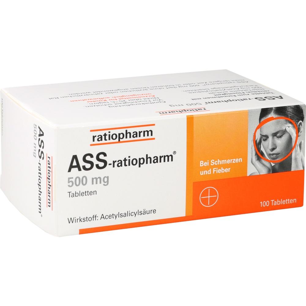 ASS-ratiopharm 500mg 100 St Tabletten