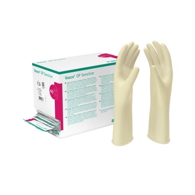 Vasco OP Sensitive Handschuhe steril puderfrei Größe 6 2 St Handschuhe