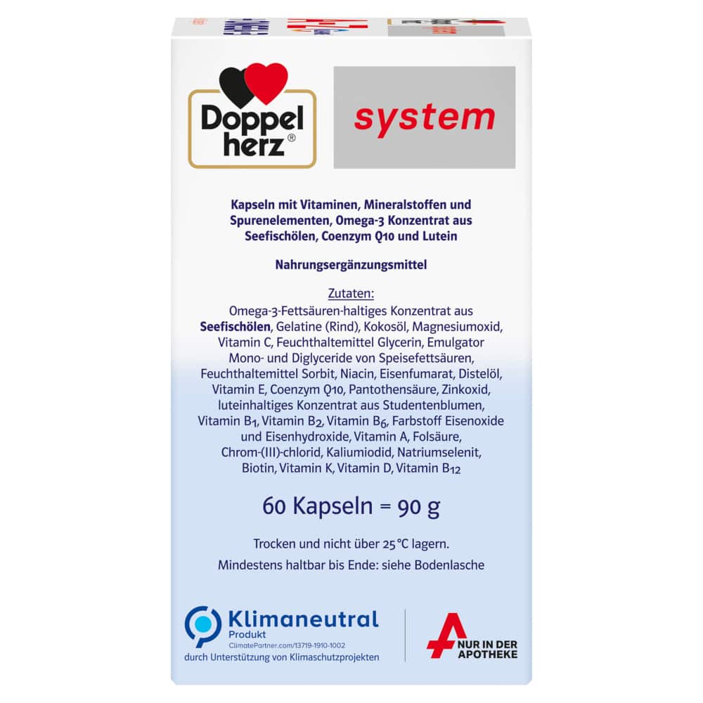 Doppelherz system A-Z + OMEGA-3 ALL- IN- ONE 60 St Kapseln