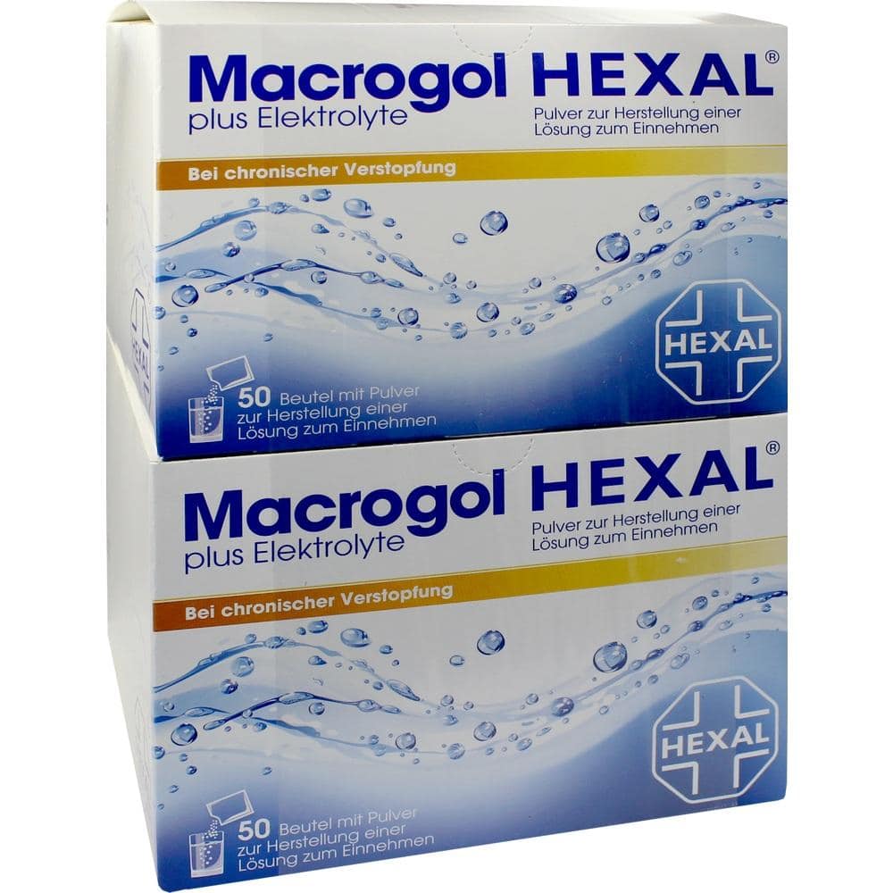 Macrogol HEXAL plus Elektrolyte 100 St Pulver zur Herstellung einer Lösung zum Einnehmen