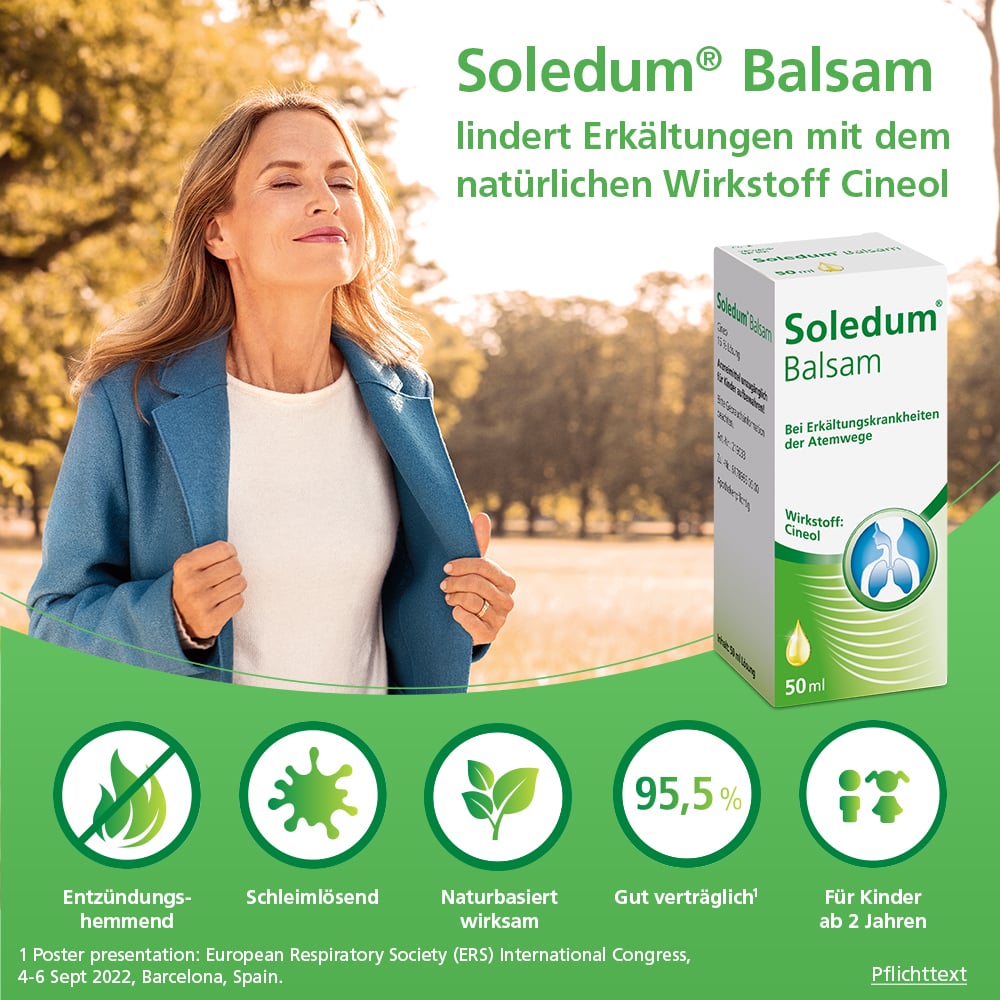 Soledum Balsam 15% Lösung 50 ml Flüssigkeit