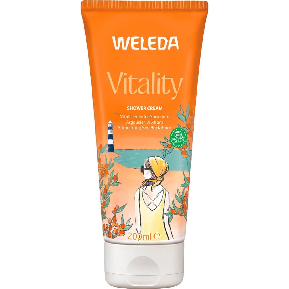 Weleda Vitality Shower Cream Sanddorn 200 ml Duschgel