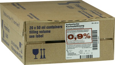 KOCHSALZLÖSUNG 0,9% Freka-Flasche Fresenius 20X50 ml Injektionslösung