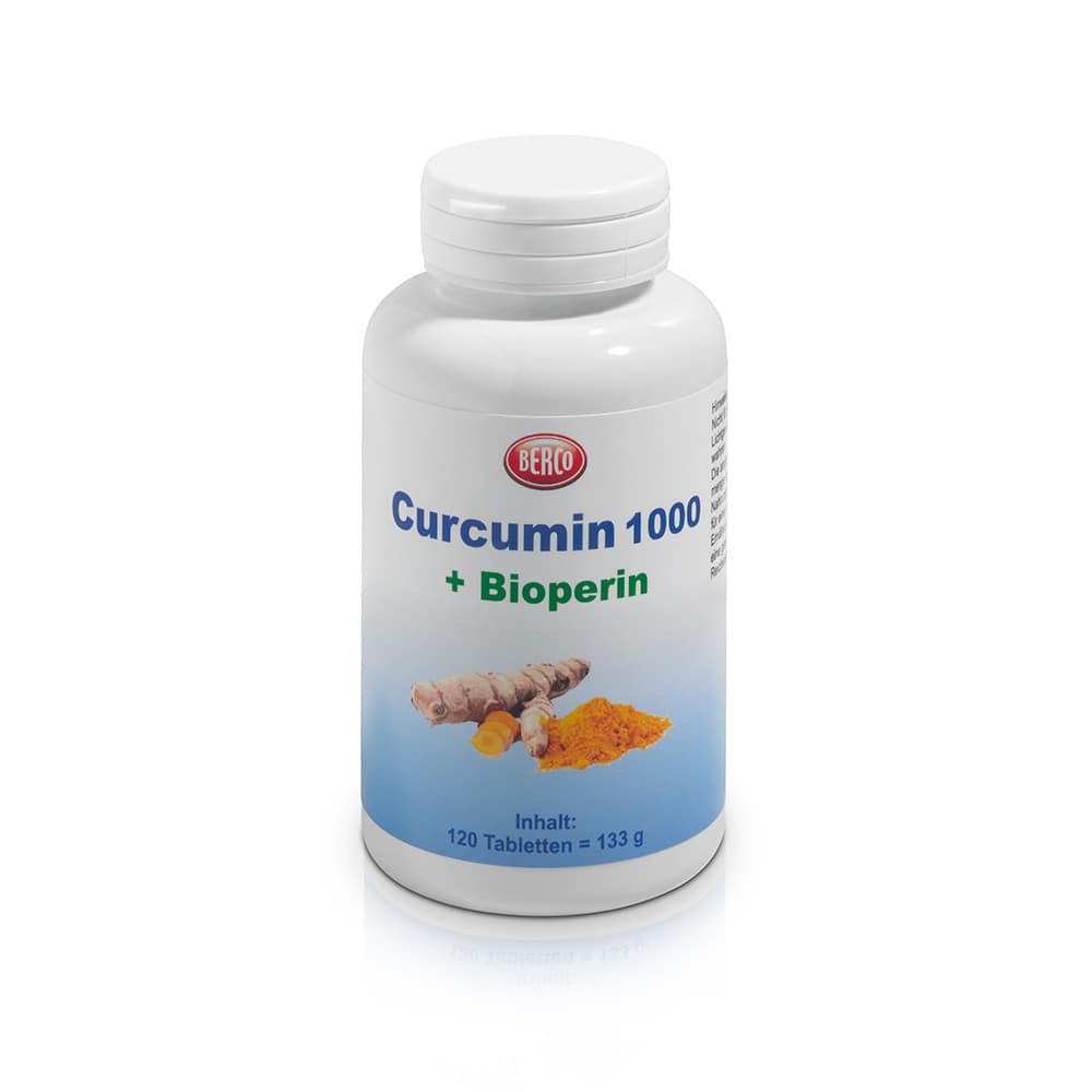Curcumin 1000+Bioperin Berco Tabletten 60 St Tabletten