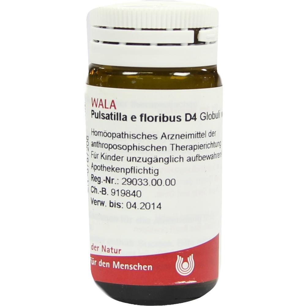 Pulsatilla e floribus D4 Globuli 20 g Globuli
