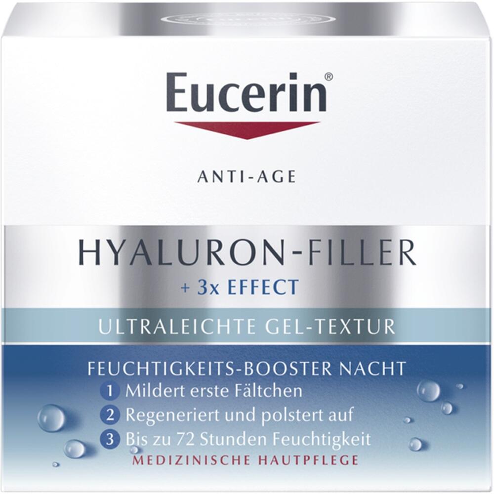 Eucerin HYALURON FILLER + 3x EFFECT FeuchtigkeitsBooster Nacht  50 ml Nachtcreme