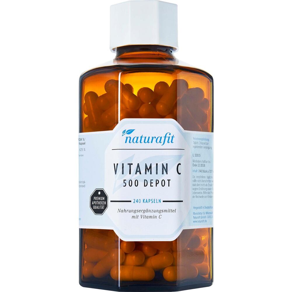 naturafit Vitamin C 500 Depot 240 St Kapseln