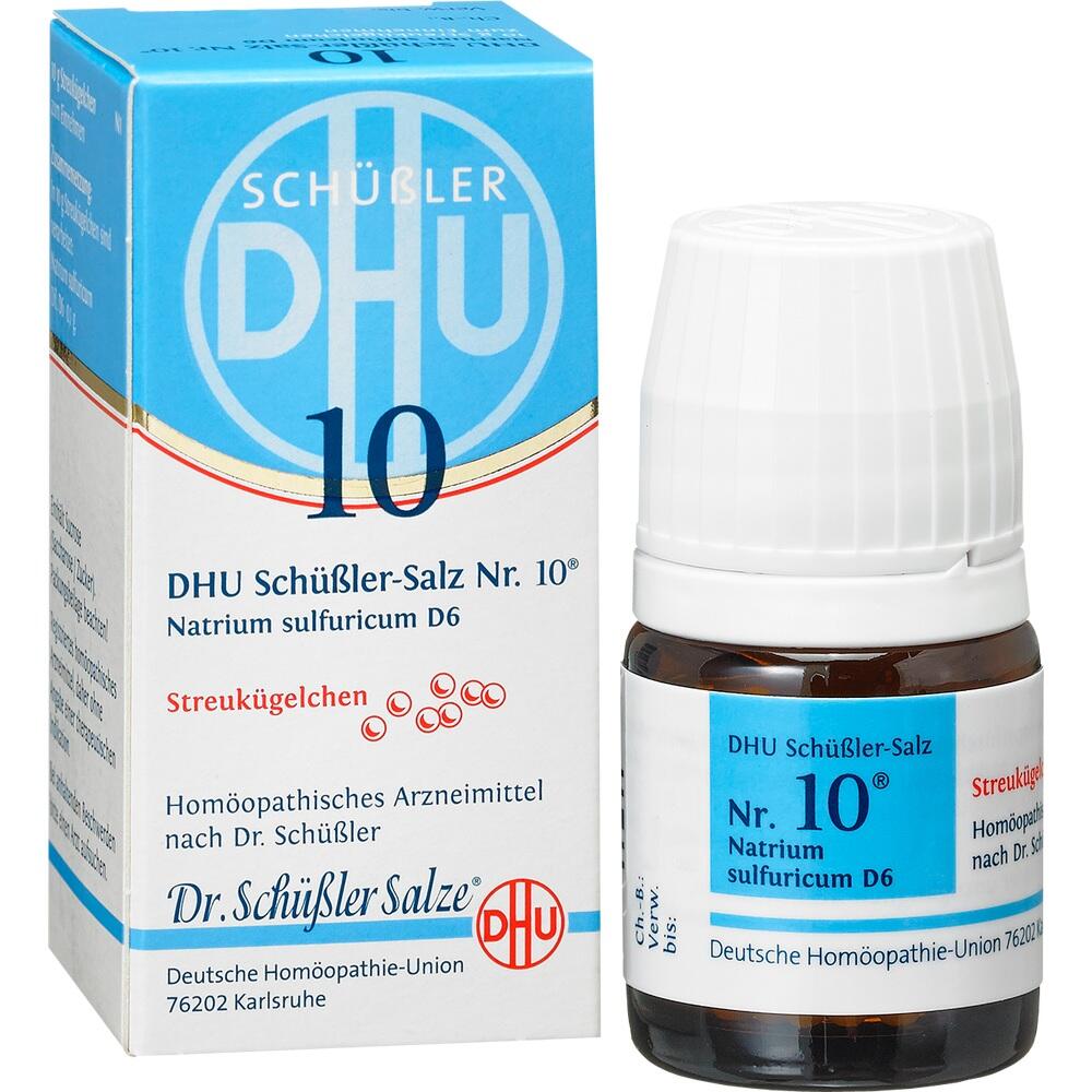 DHU Schüssler-Salz Nr. 10 Natrium sulfuricum D 6 Globuli 10 g Globuli