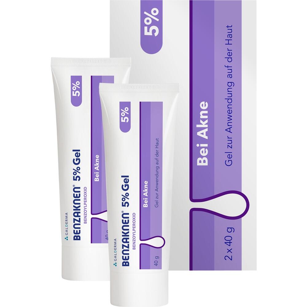 Benzaknen 5%  2X40 g Gel