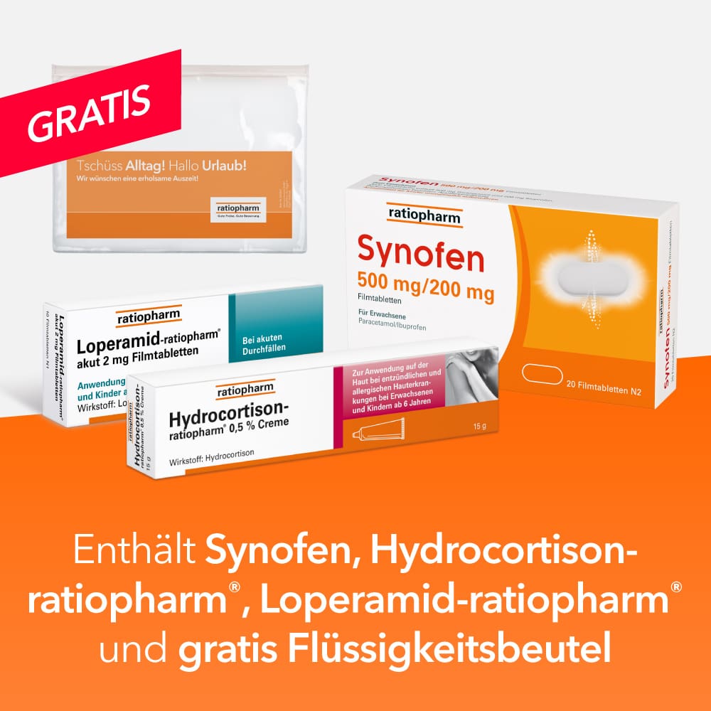Ratiopharm Reiseapotheke 1 Sparset