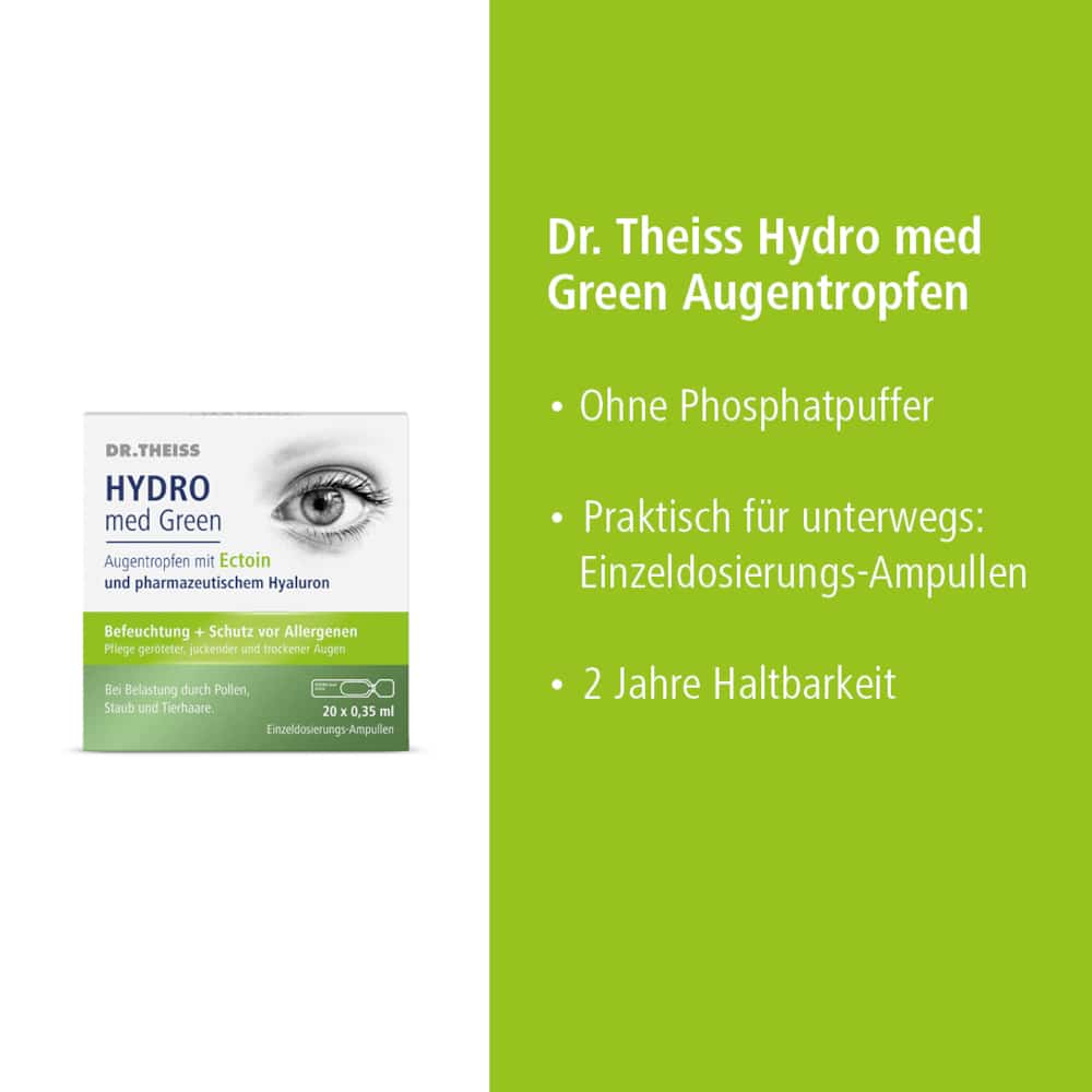 DR.THEISS HYDRO med Green 20X0.35 ml Augentropfen