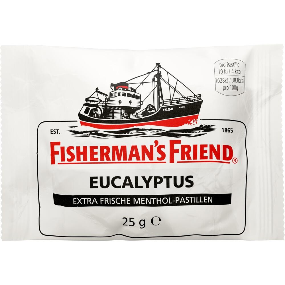 FISHERMANS FRIEND Eucalyptus mit Zucker Pastillen 25 g Pastillen