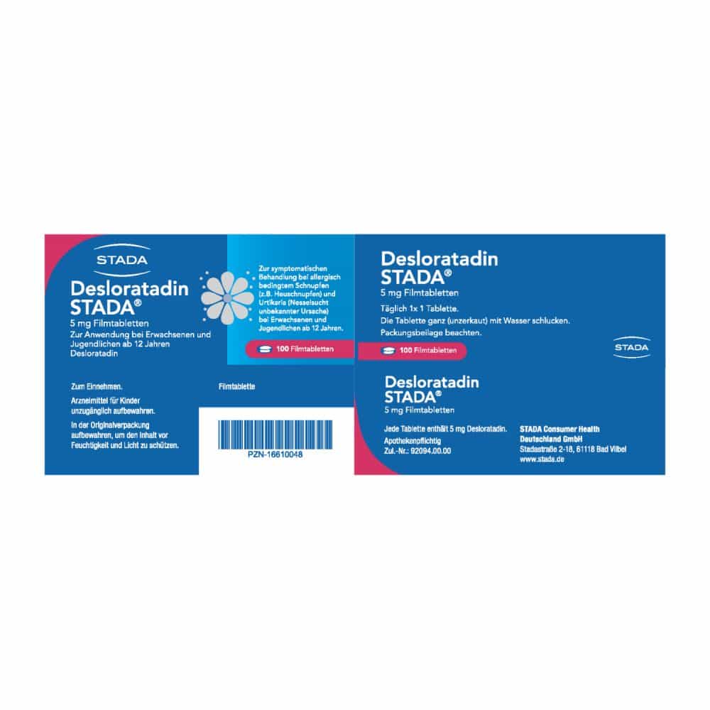 Desloratadin STADA 5 mg 100 St Filmtabletten