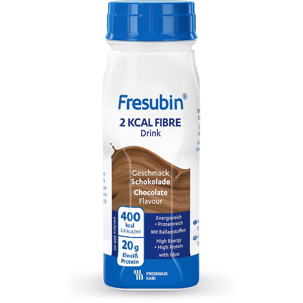 Fresubin 2 kcal Fibre Trinknahrung Schokolade 24X200 ml Lösung