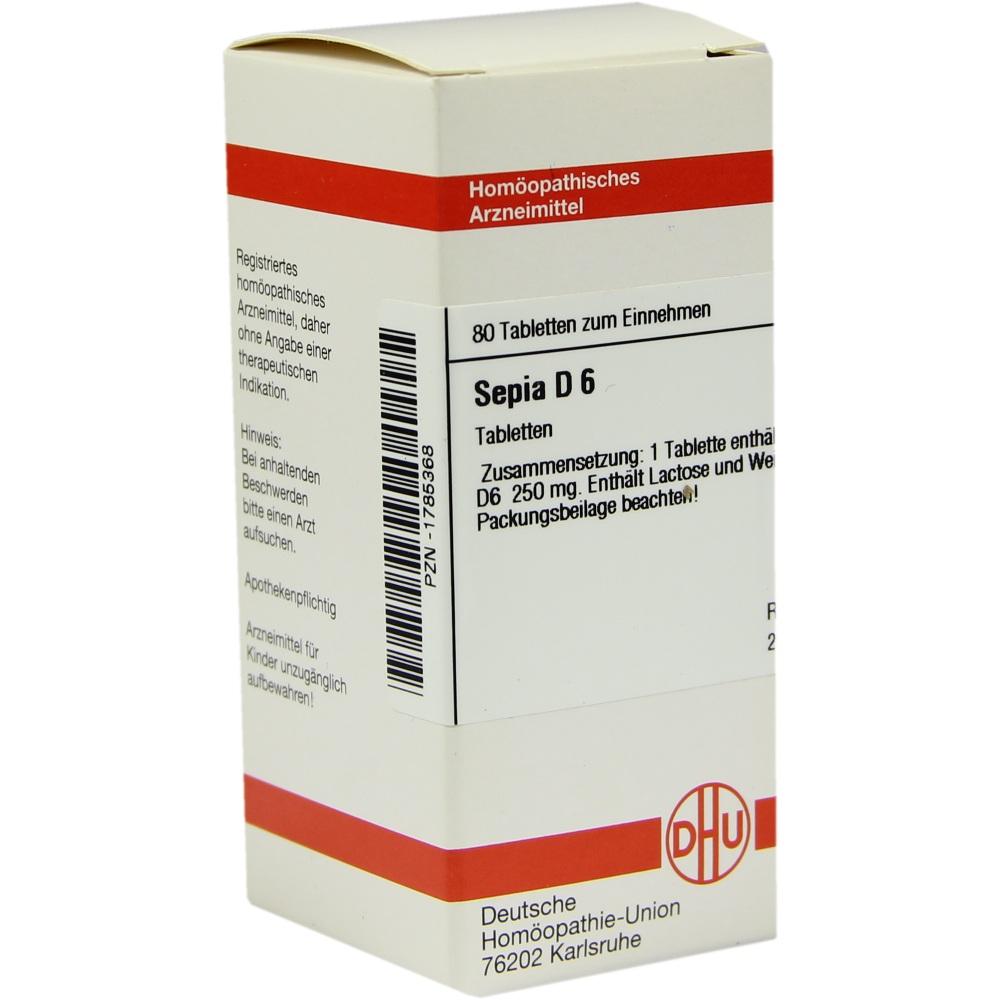 SEPIA D 6  80 St Tabletten