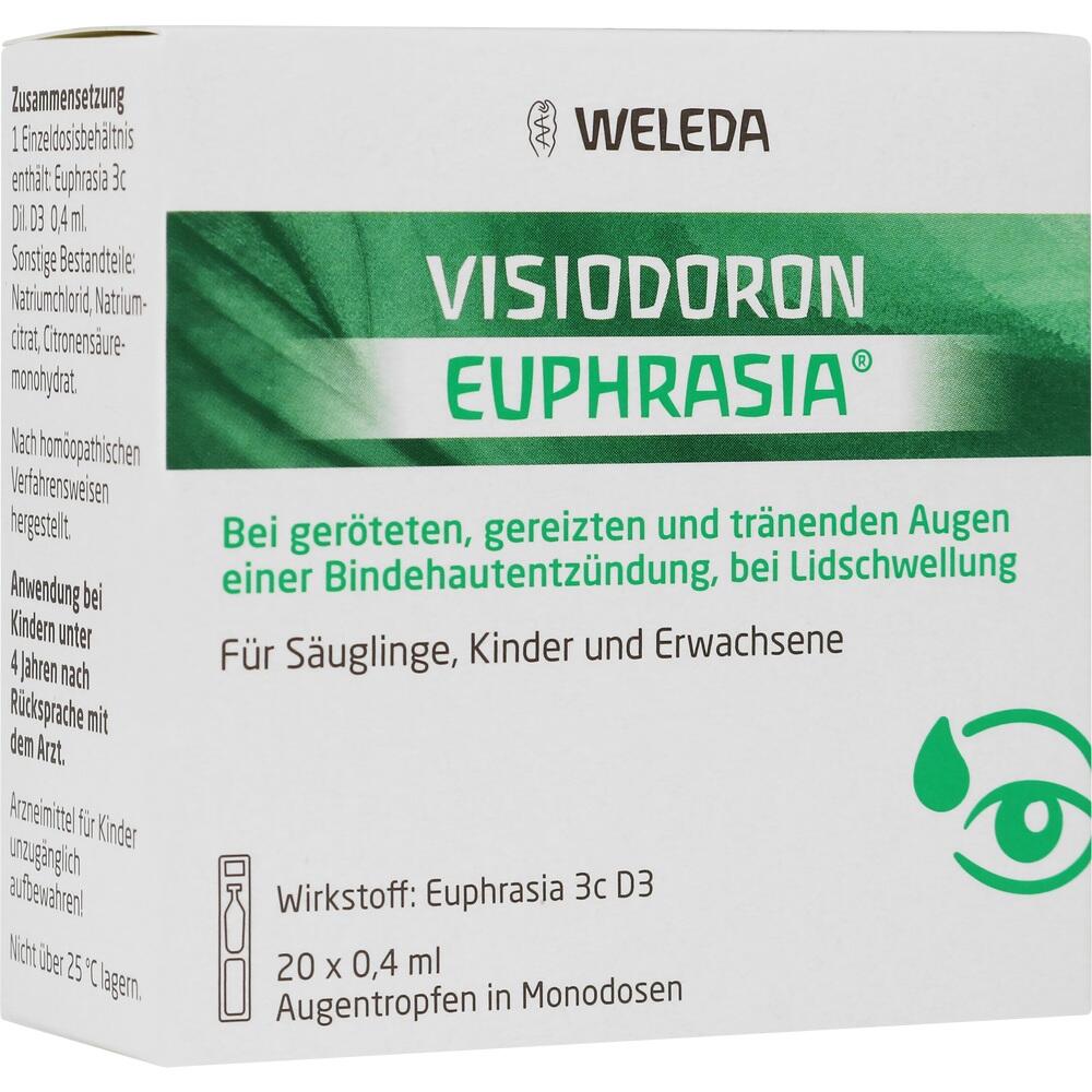 WELEDA VISIODORON EUPHRASIA 20X0.4 ml Augentropfen