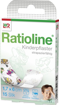 RATIOLINE kids Pflasterstrips 15 St Pflaster