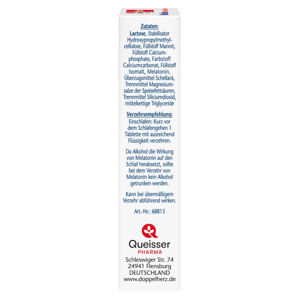 Doppelherz aktiv Melatonin Schneller Einschlafen 40 St Tabletten
