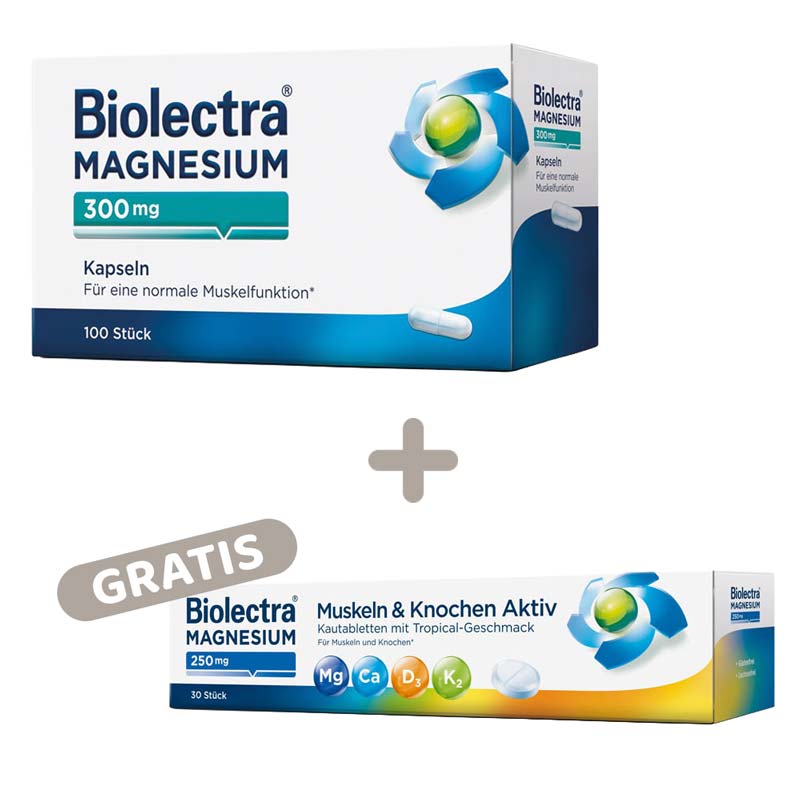 Biolectra MAGNESIUM 300mg 100 St Kapseln