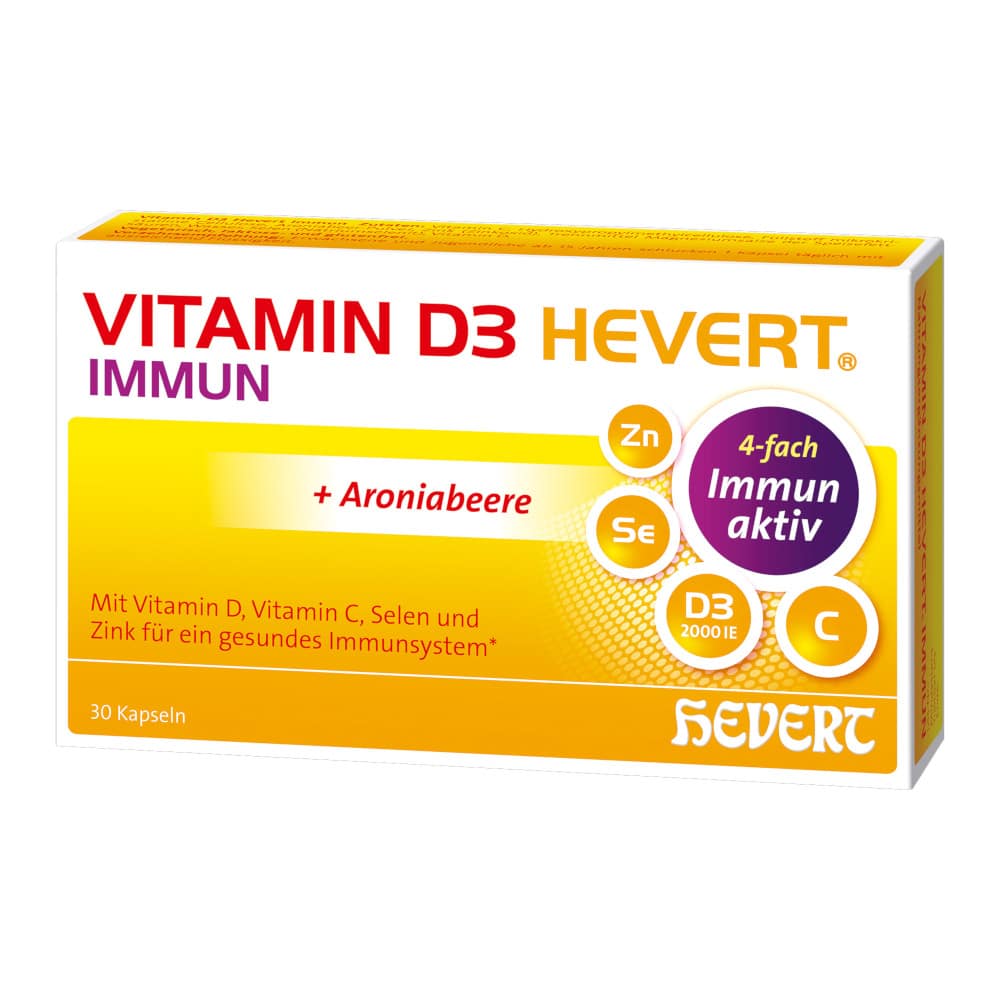 VITAMIN D3 HEVERT IMMUN 30 St Kapseln