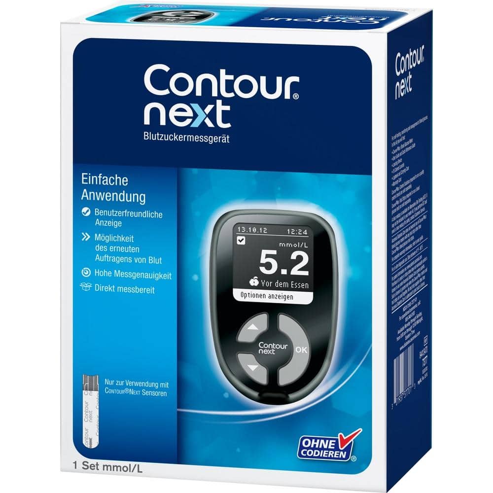 CONTOUR Next Blutzuckermessgerät Set mmol/l 1 St