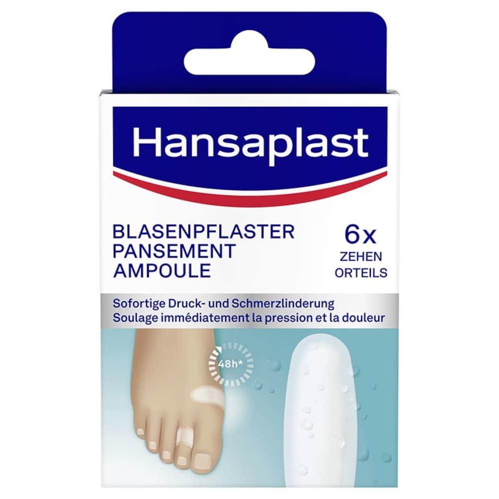 Hansaplast footexpert Blasen-Pflaster klein 6 St Pflaster