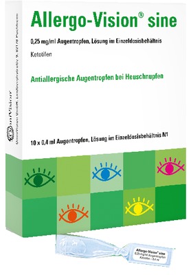 Allergo-Vision sine 0,25mg/ml Augentropfen 10X0.4 ml Einzeldosispipetten