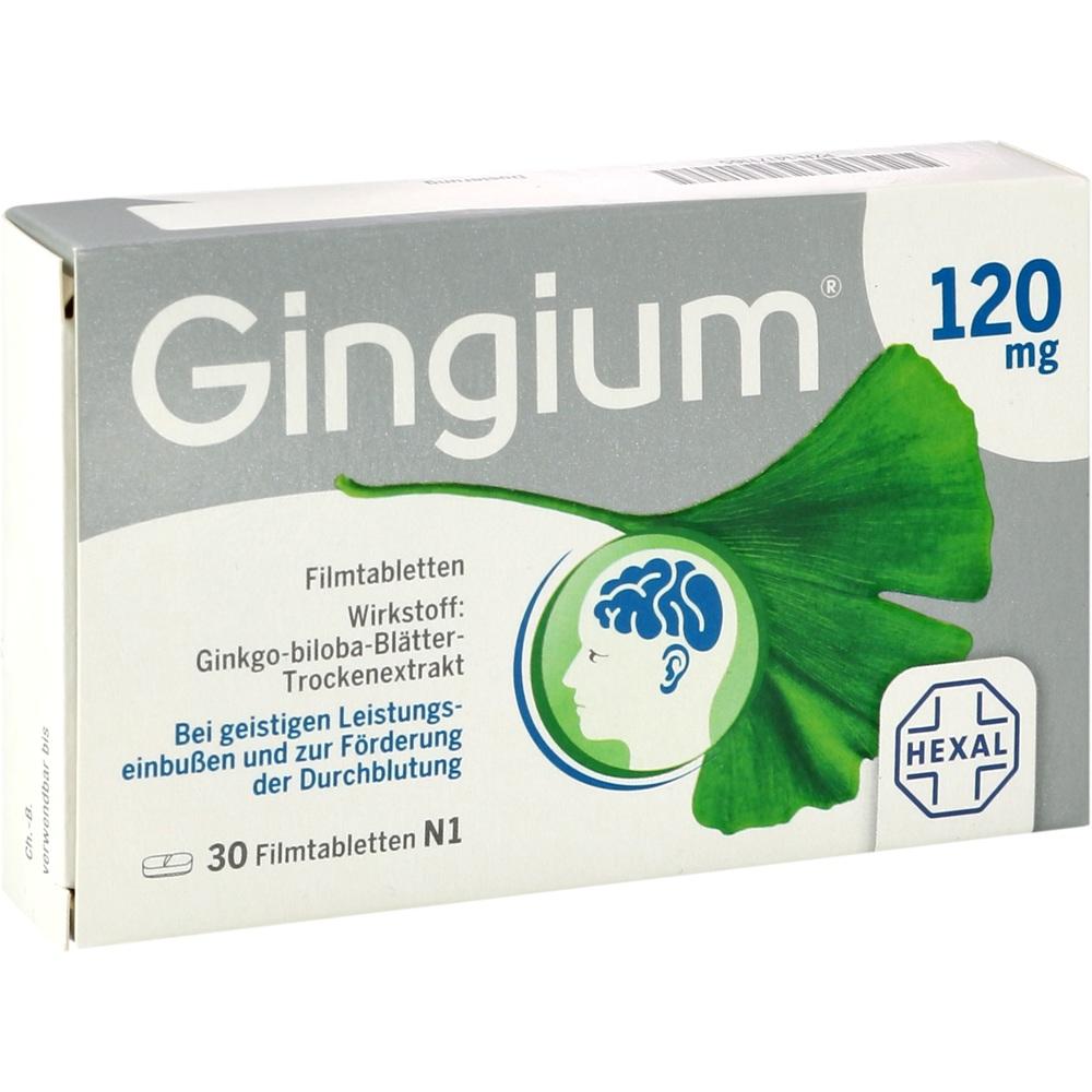 Gingium 120 mg  30 St Filmtabletten